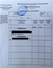 Bordereau des actes déposés