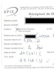 Récépissé de dépôt